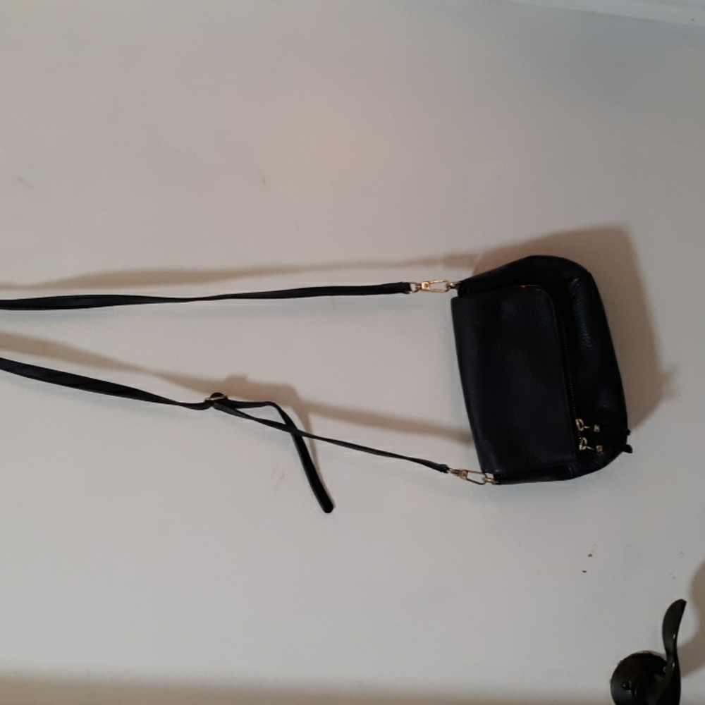 Talbots Purse Navy Blue Cross Body